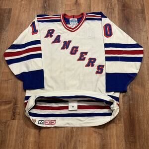 Vintage New York Rangers Petr Nedved Jersey CCM Cosby Authentic NHL Hockey 50